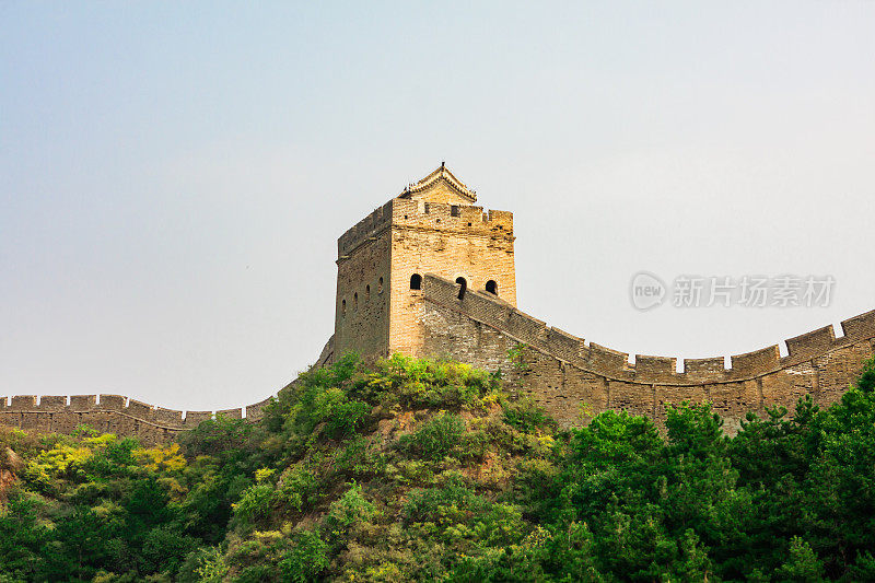 Great Wall, Ancient City Wall, Gray City Wall, Enemy Tower 万里长城、古代城墙、灰城墙、敌楼